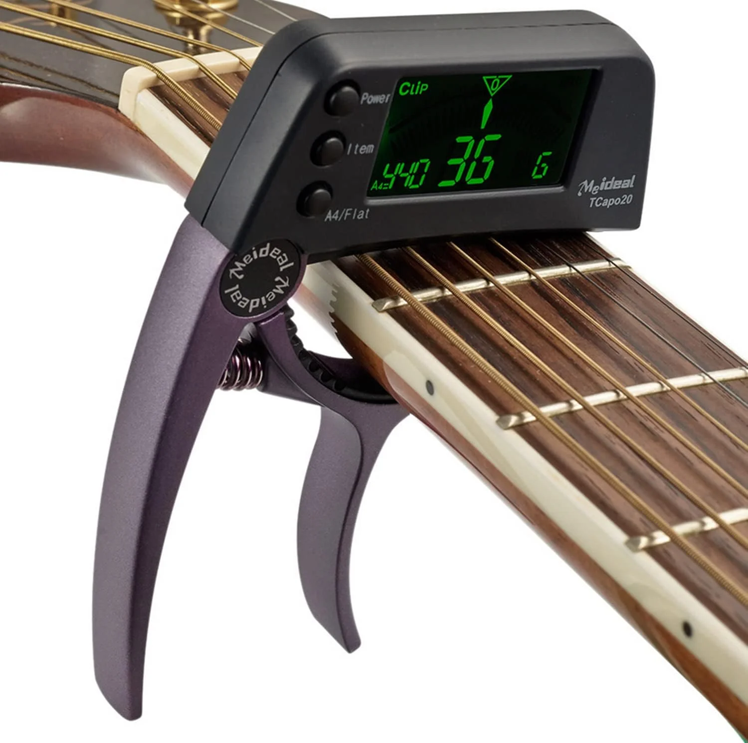 SKEIDO 1 عدد کاپو برای گیتار آکوستیک، تیونر تغییر سریع کلید، جنس آلیاژ برای گیتار الکتریک، باس، گیتار کروماتیک
