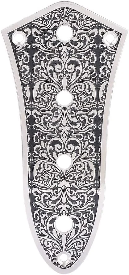 صفحه کنترل ولوم گیتار باس جاز نقره ای مشکی، قطعه جایگزین