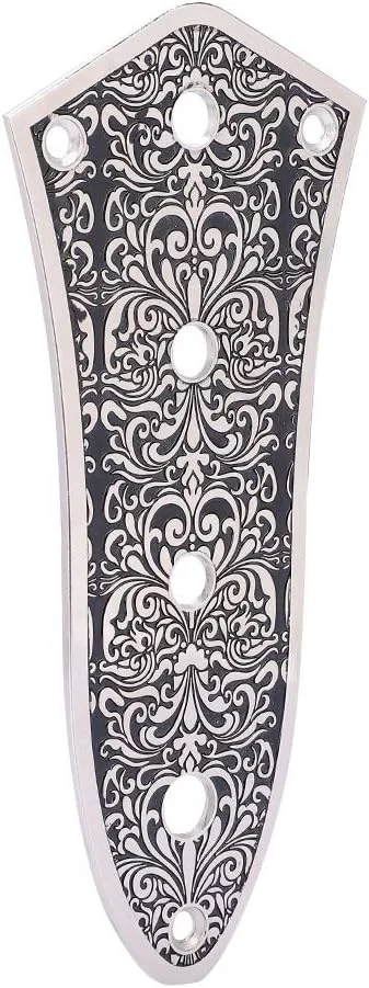 صفحه کنترل ولوم گیتار باس جاز نقره ای مشکی، قطعه جایگزین صفحه کنترل ولوم گیتار باس جاز نقره ای مشکی، قطعه جایگزین