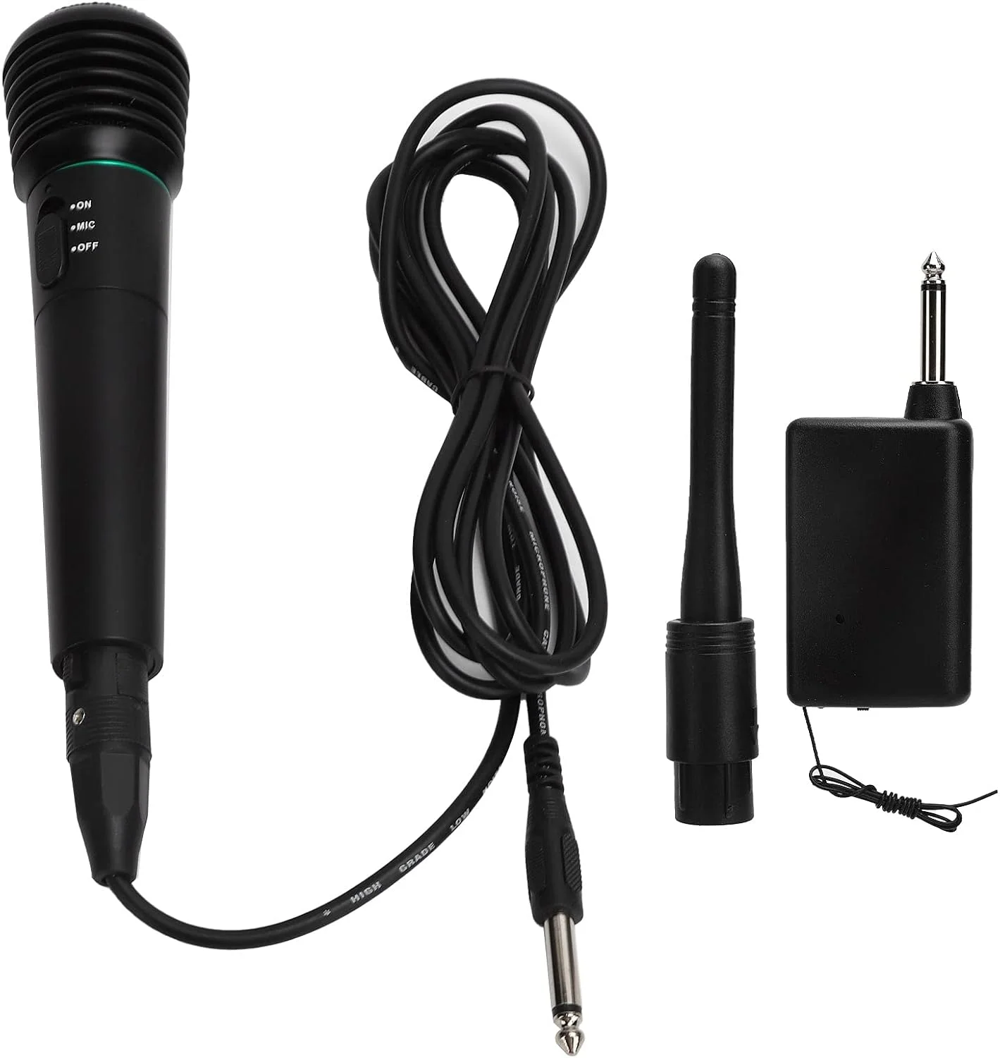 میکروفون کارائوکه Cryfokt، میکروفون سیمی بادوام و مناسب برای زنان، بلندگوهای کارائوکه، مهمانی خانگی، مردان