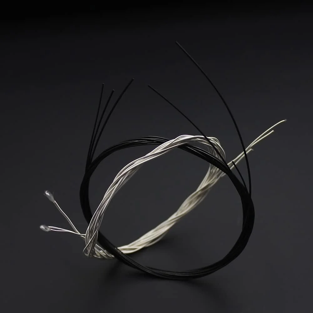 پپیسکی 6 عدد سیم گیتار کلاسیک نایلونی دو رنگ با کشش معمولی (0.028-0.043)