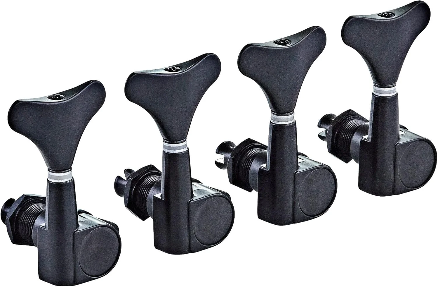 کوک گیتار باس Ortega Guitars Die Cast، 2 عدد چپ گرد و 2 عدد راست گرد، مشکی براق (OTMEB4L-GB)