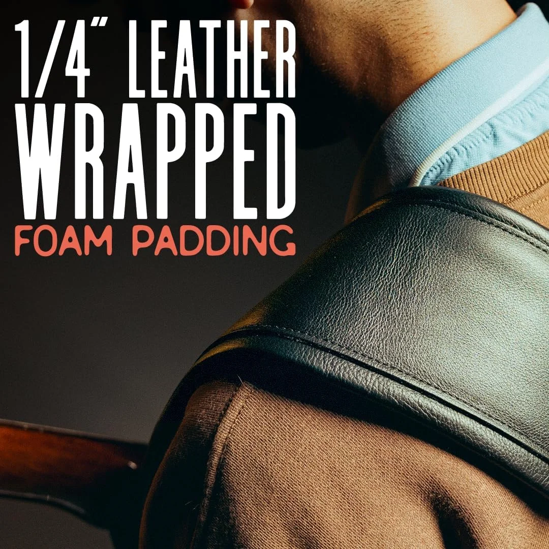 بند گیتار باس چرمی Levy's Leathers MSS2-4-BLK، مشکی