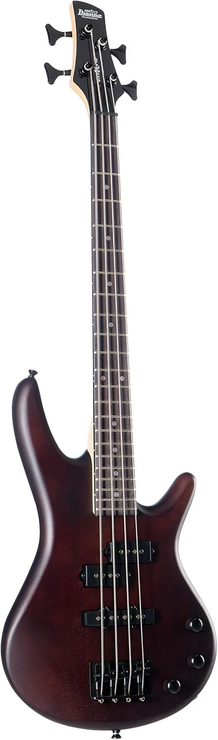 گیتار باس الکتریک مقیاس کوتاه Ibanez GSRM20 GIO Series MiKro - روکش Walnut Flat