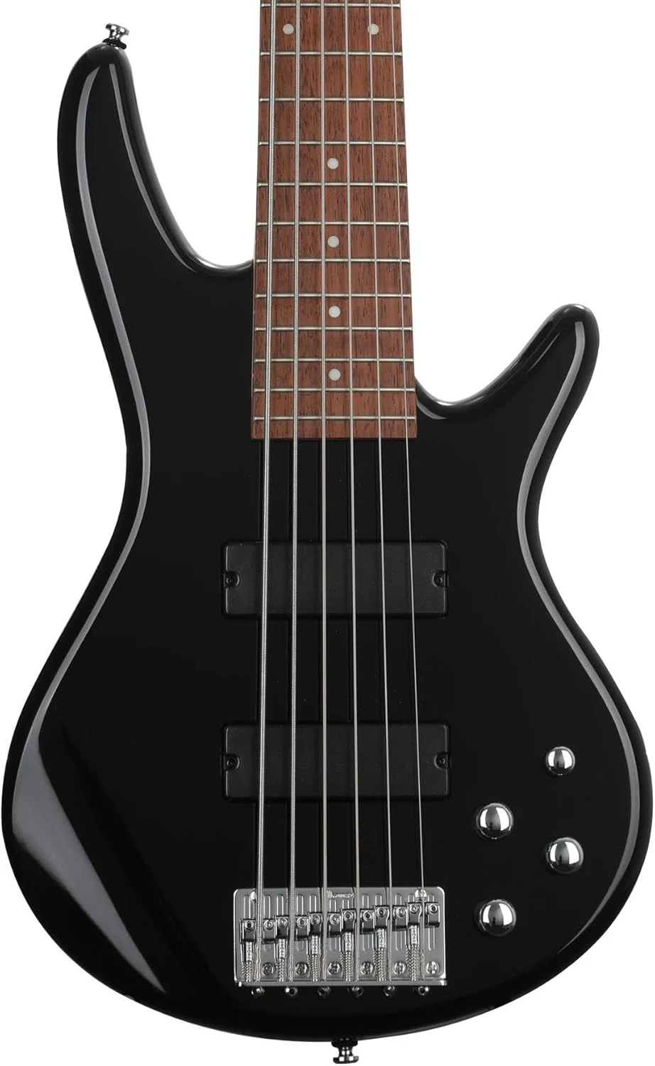 گیتار باس 6 سیم ایبانز، راست دست، مشکی (GSR206BK)