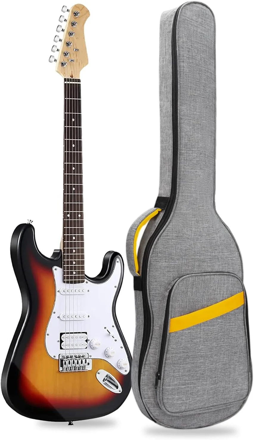کیف گیتار باس با لایه داخلی 0.96 سانتی‌متری، ضدآب، مناسب برای گیتار باس الکتریکی، کیف نرم و پددار گیتار باس الکتریکی، خاکستری، کیف گیتار الکتریکی - خاکستری، شیک
