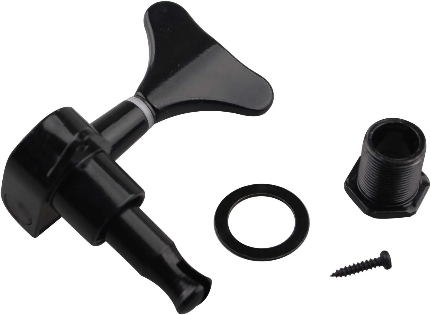 کوک گیتار باس آکوستیک یا الکتریک مهر و موم شده مشکی 2L2R، 4 عددی، کلیدهای کوک، تیونر هد ماشین برای گیتار باس به سبک گوتو کوک گیتار باس آکوستیک یا الکتریک مهر و موم شده مشکی 2L2R، 4 عددی، کلیدهای کوک، تیونر هد ماشین برای گیتار باس به سبک گوتو