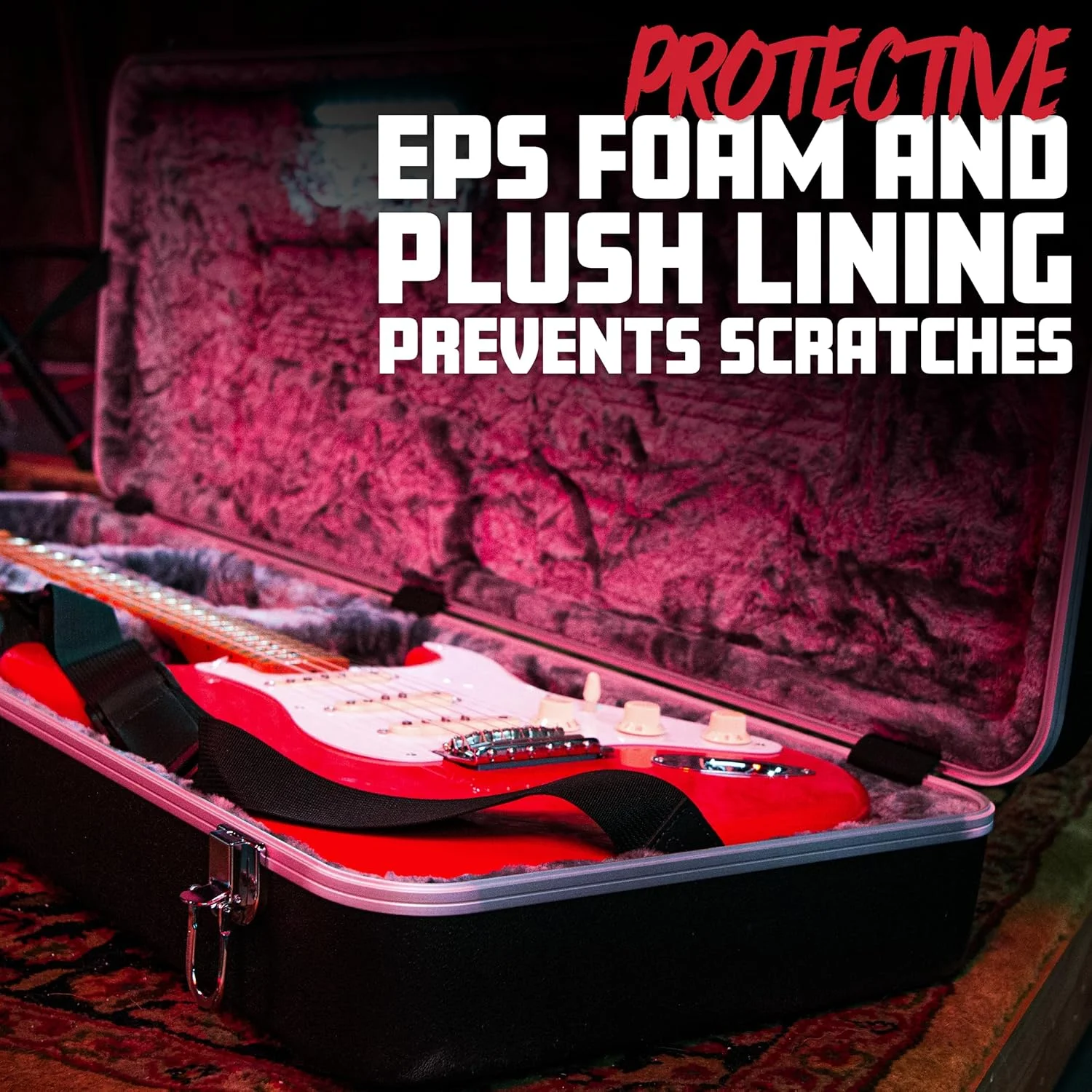 کیف ABS قالبگیری شده دلوکس گیتور کیسز برای گیتار باس با نورپردازی LED داخلی (GC-BASS-LED) کیف ABS قالبگیری شده دلوکس گیتور کیسز برای گیتار باس با نورپردازی LED داخلی (GC-BASS-LED)