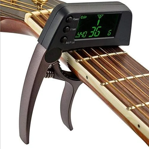 کوک کننده گیره ای گیتار دیجیتال LCD قابل حمل eWINNER برای گیتار کلاسیک، گیتار باس