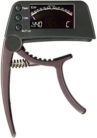 کوک کننده گیره ای گیتار دیجیتال LCD قابل حمل eWINNER برای گیتار کلاسیک، گیتار باس