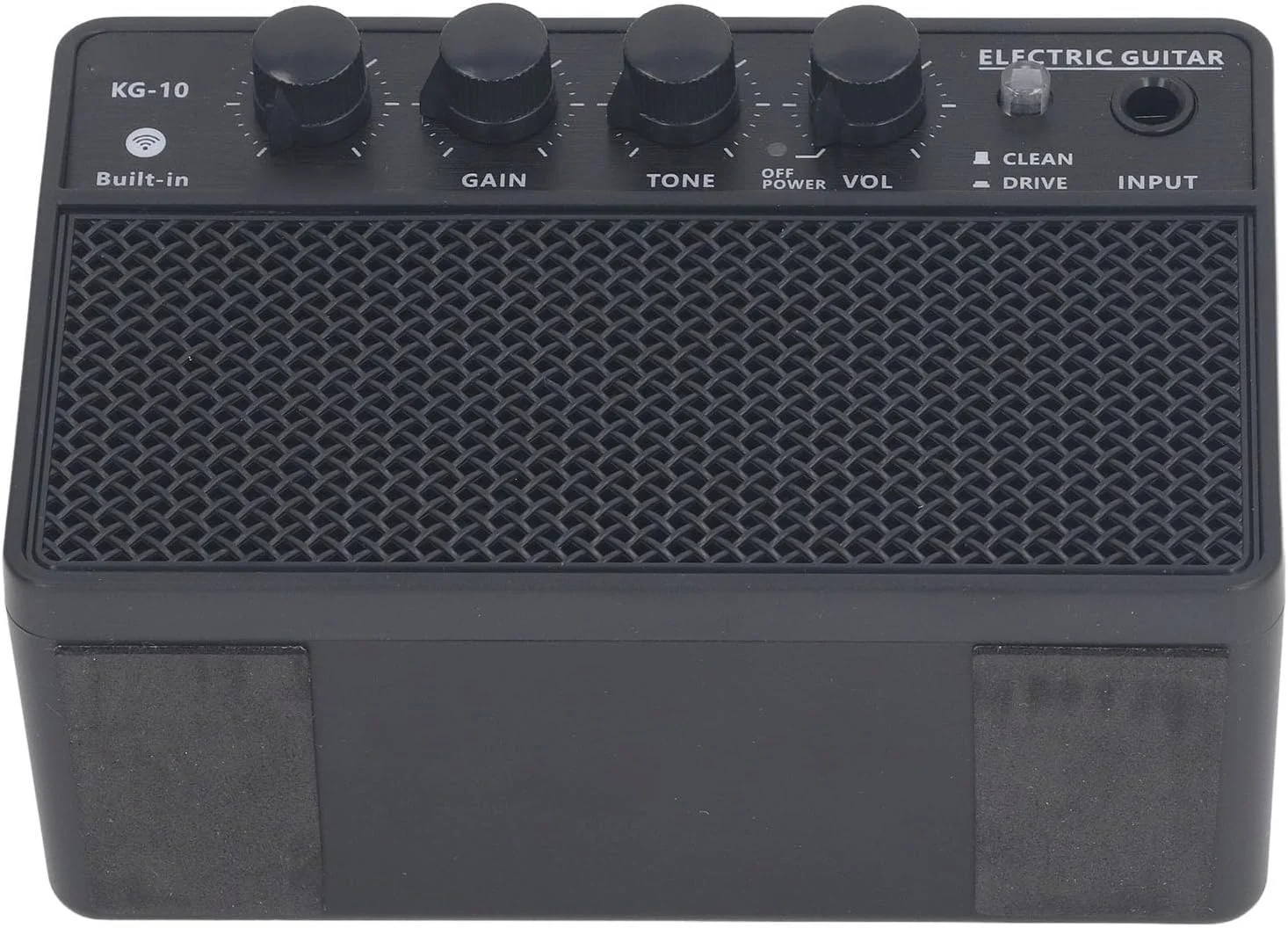 آمپلی فایر گیتار الکتریک قابل حمل Cryfokt 2000mAh، آمپلی فایر گیتار الکتریک قابل شارژ 10 واتی، آمپلی فایر گیتار کوچک با قابلیت تنظیم صدا، آمپلی فایر مینی گیتار Plug and Play برای گیتارهای الکتریک