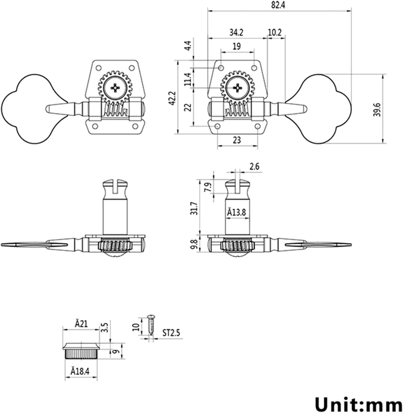 کوک گیتار باس چپ Eujgoov، کوک دقیق برای گیتار باس، دنده روکش شده، نقره ای، شامل پیچ ها و حلقه های سنگین، سازگار با الکتریک کوک گیتار باس چپ Eujgoov، کوک دقیق برای گیتار باس، دنده روکش شده، نقره ای، شامل پیچ ها و حلقه های سنگین، سازگار با الکتریک