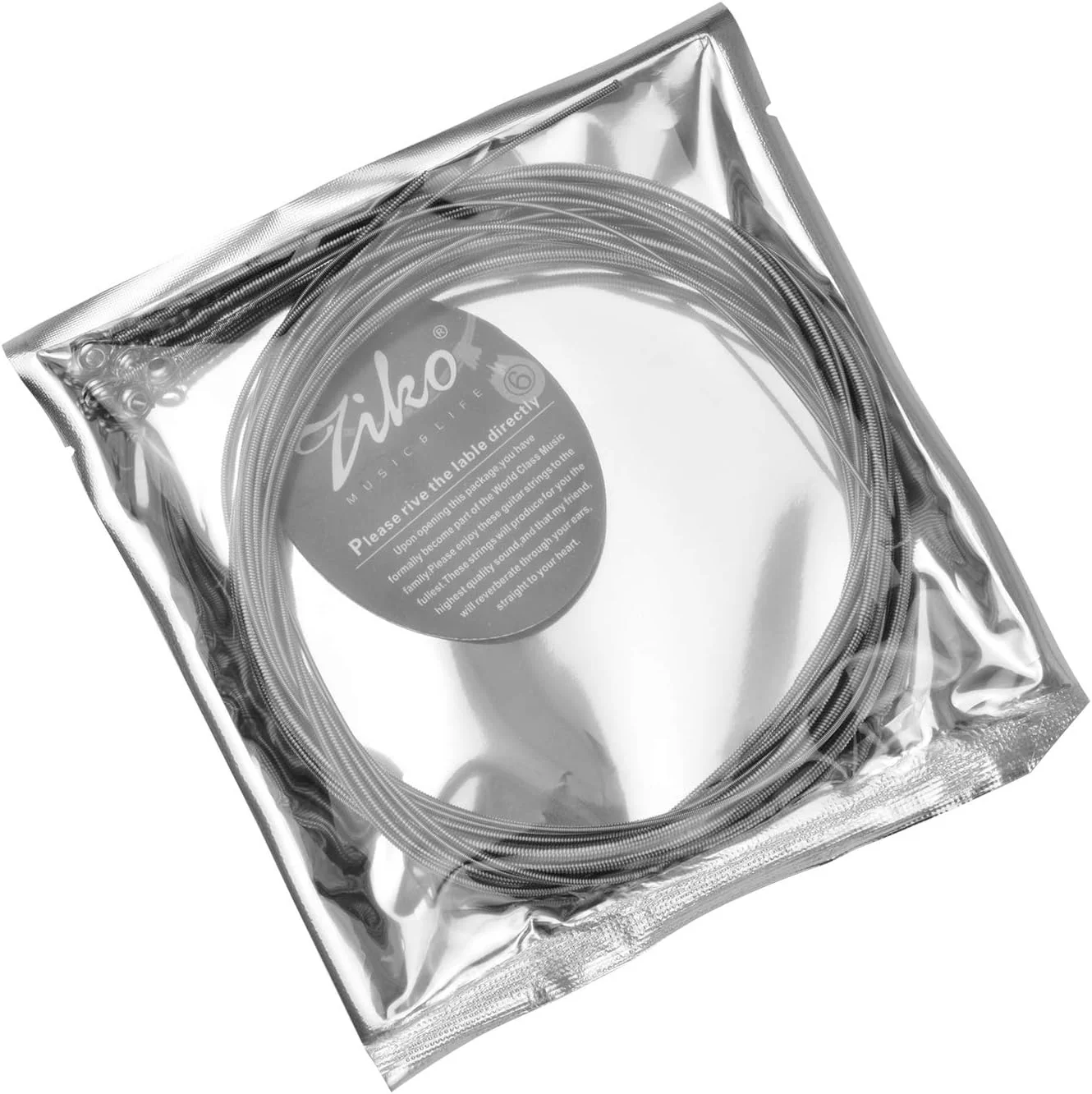 Eujgoov DN-045125 ست سیم 5 تایی استیل ضد زنگ برای گیتار باس 5 سیم، سیم های گیتار باس، سیم داخلی آلیاژ شش ضلعی فولاد کربنی بالا، سیم پیچیده شده نیکلی با کشش فوق العاده سبک