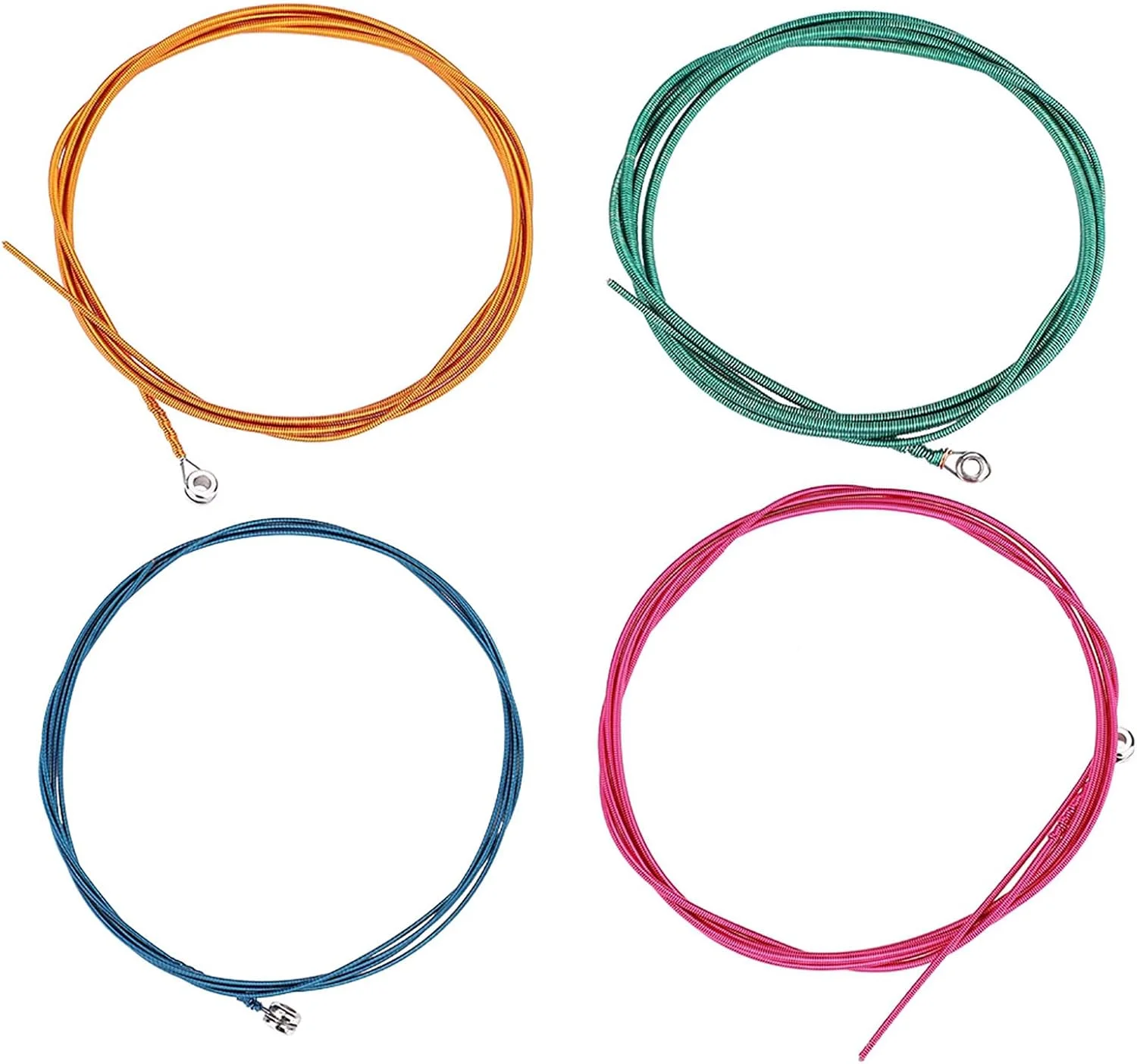 سیم های گیتار باس الکتریکی، سیم های باس رنگارنگ و فولادی و آلیاژی سیم های گیتار باس الکتریکی 4 حلقه ای 1.16 میلی متر سیم های گیتار باس الکتریکی، سیم های باس رنگارنگ و فولادی و آلیاژی سیم های گیتار باس الکتریکی 4 حلقه ای 1.16 میلی متر