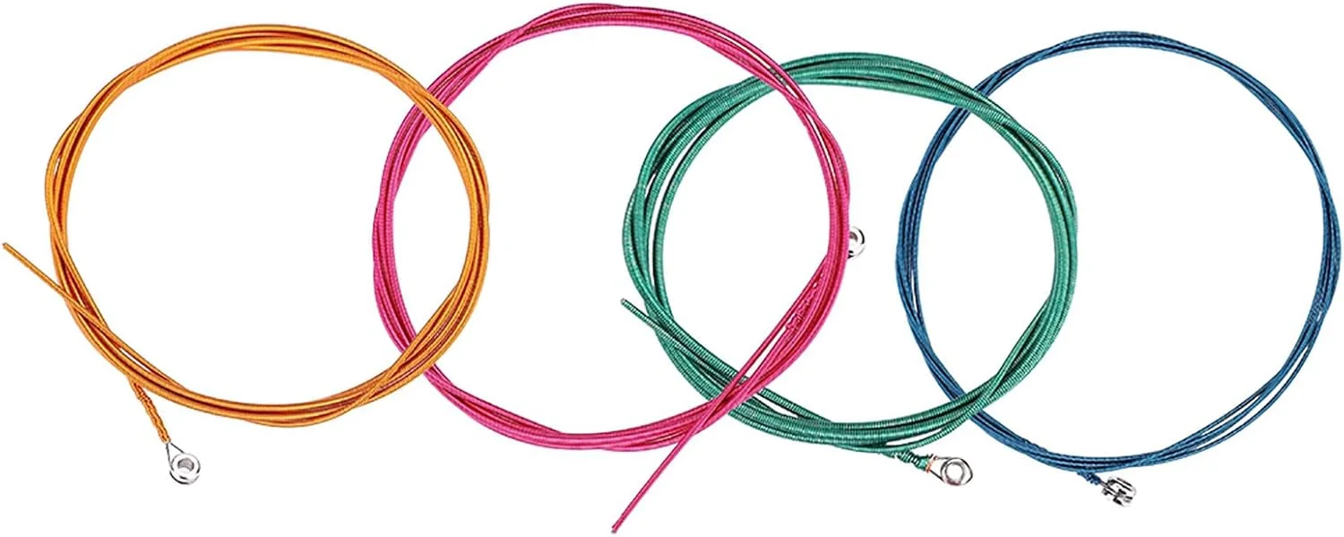 سیم های گیتار باس الکتریکی، سیم های باس رنگارنگ و فولادی و آلیاژی سیم های گیتار باس الکتریکی 4 حلقه ای 1.16 میلی متر سیم های گیتار باس الکتریکی، سیم های باس رنگارنگ و فولادی و آلیاژی سیم های گیتار باس الکتریکی 4 حلقه ای 1.16 میلی متر