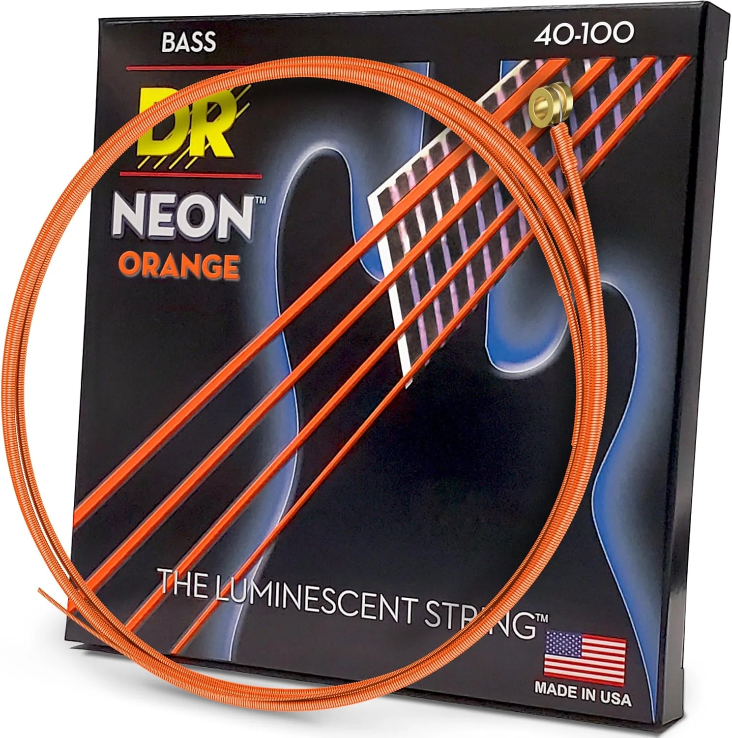 سیم های گیتار باس با روکش نیکل DR Strings NOB-40، سبک