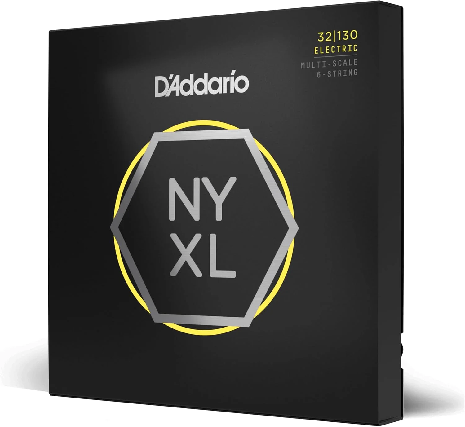 سیم گیتار باس D'Addario - سیم های باس NYXL - NYXL32130MS - قدرت بی نظیر، ثبات کوک، پاسخ دهی بهبود یافته - برای گیتارهای باس 6 سیمه مولتی اسکیل - 32-130 Regular Light, Multiscale