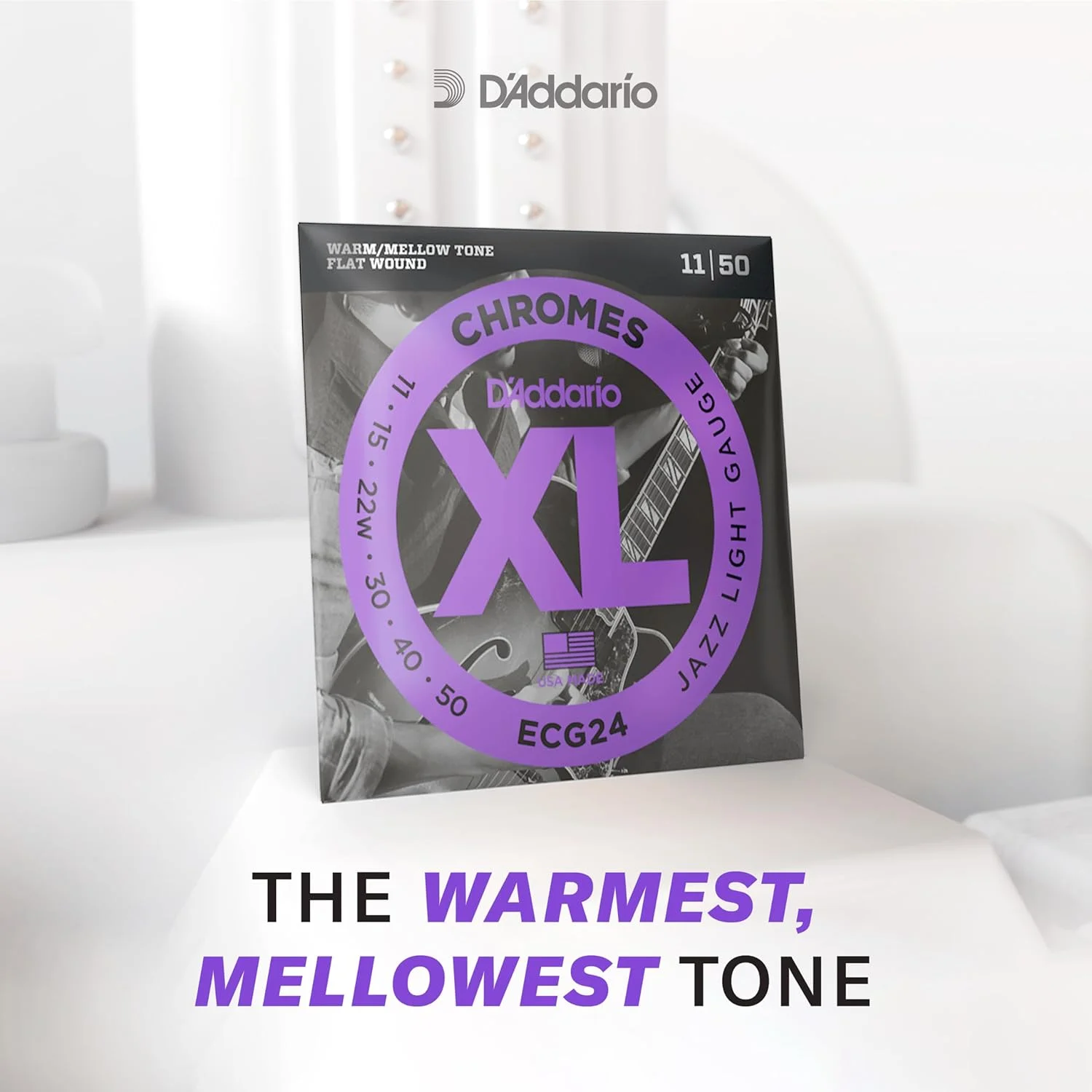 سیم های گیتار باس فلت وند D'Addario XL Chromes - ECB82 - مقیاس بلند - متوسط، 50-105