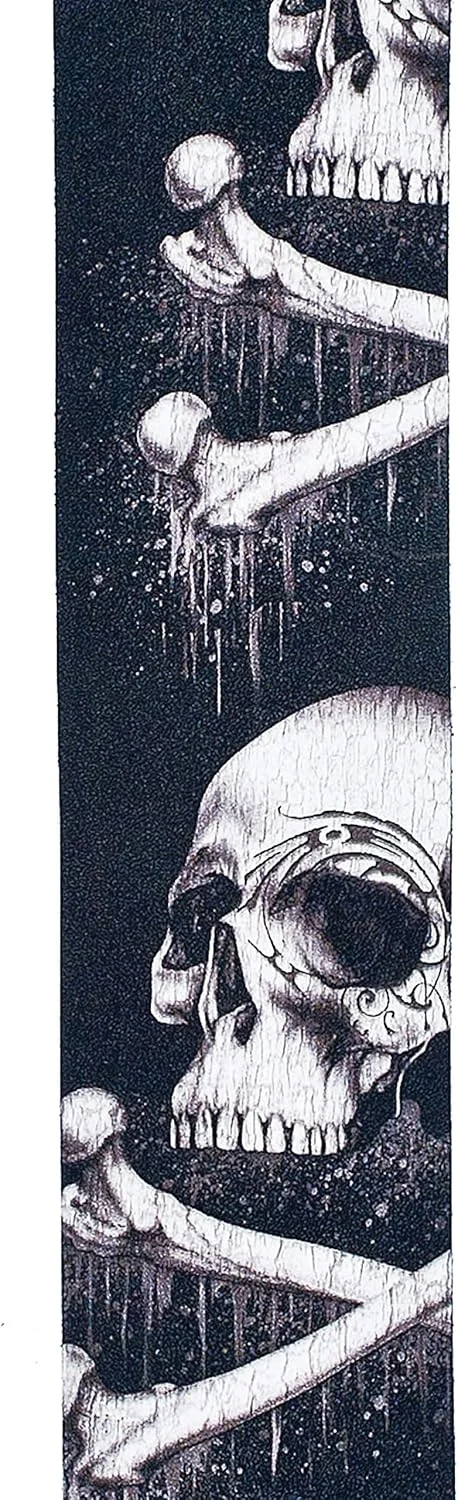 بند چرمی گیتار D'Addario Accessories - بند گیتار الکتریک، بند گیتار آکوستیک، بند گیتار آکوستیک الکتریک و بند گیتار باس - مجموعه گوتیک کیمیاگری - جمجمه بلک‌بلادز