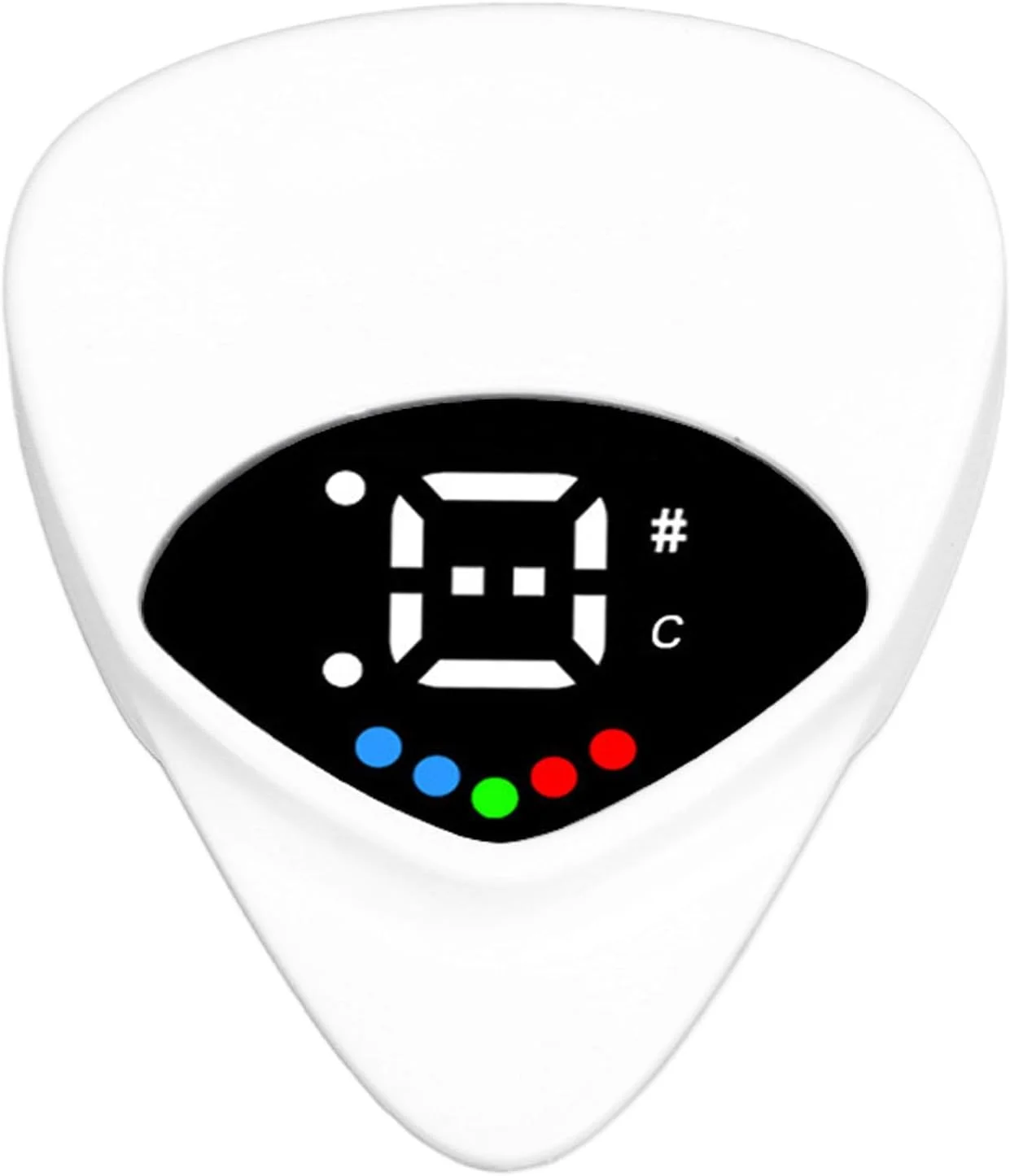 کوک‌کننده پیک گیتار 2 در 1 با صفحه نمایش LED، کوک‌کننده الکترونیکی با باتری برای گیتار آکوستیک و الکتریک، باس، یوکللی، بانجو | Afinador De Guitarra