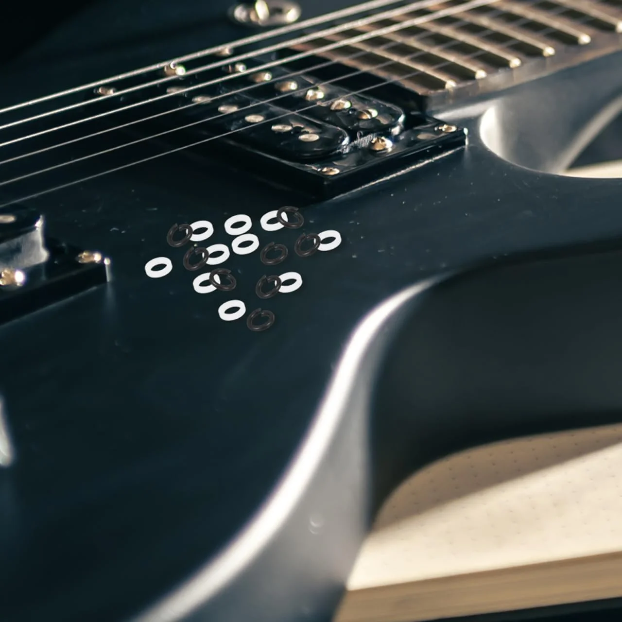 واشر کوک گیتار Alasum - جداکننده کوک قابل حمل واشر کوک جایگزین پدال کوک واشر پلاستیکی کوک گیتار