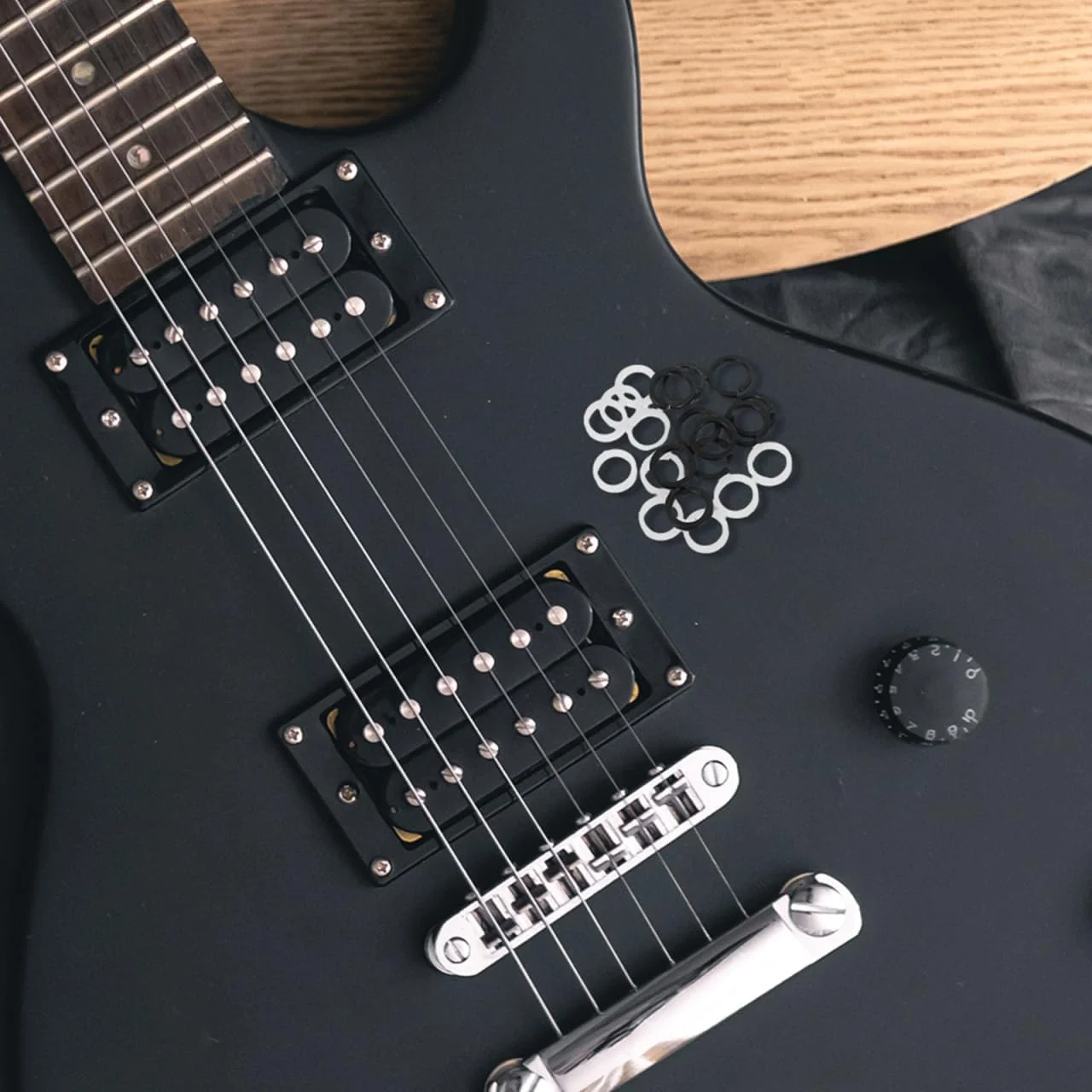 واشر کوک گیتار Alasum - جداکننده کوک قابل حمل واشر کوک جایگزین پدال کوک واشر پلاستیکی کوک گیتار