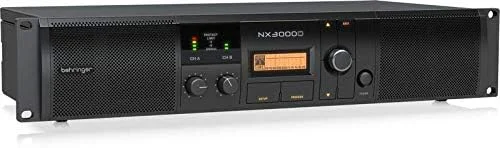 آمپلی فایر قدرت کلاس D فوق سبک 3000 واتی Behringer NX3000D با کنترل DSP و جبران سازی امپدانس بلندگو SmartSense آمپلی فایر قدرت کلاس D فوق سبک 3000 واتی Behringer NX3000D با کنترل DSP و جبران سازی امپدانس بلندگو SmartSense