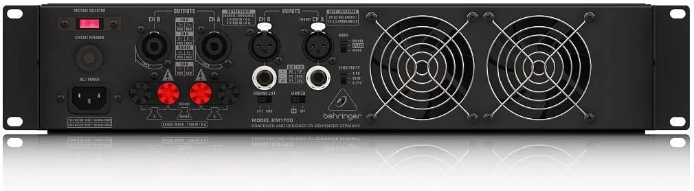آمپلی فایر استریو حرفه ای 1700 واتی Behringer Km1700