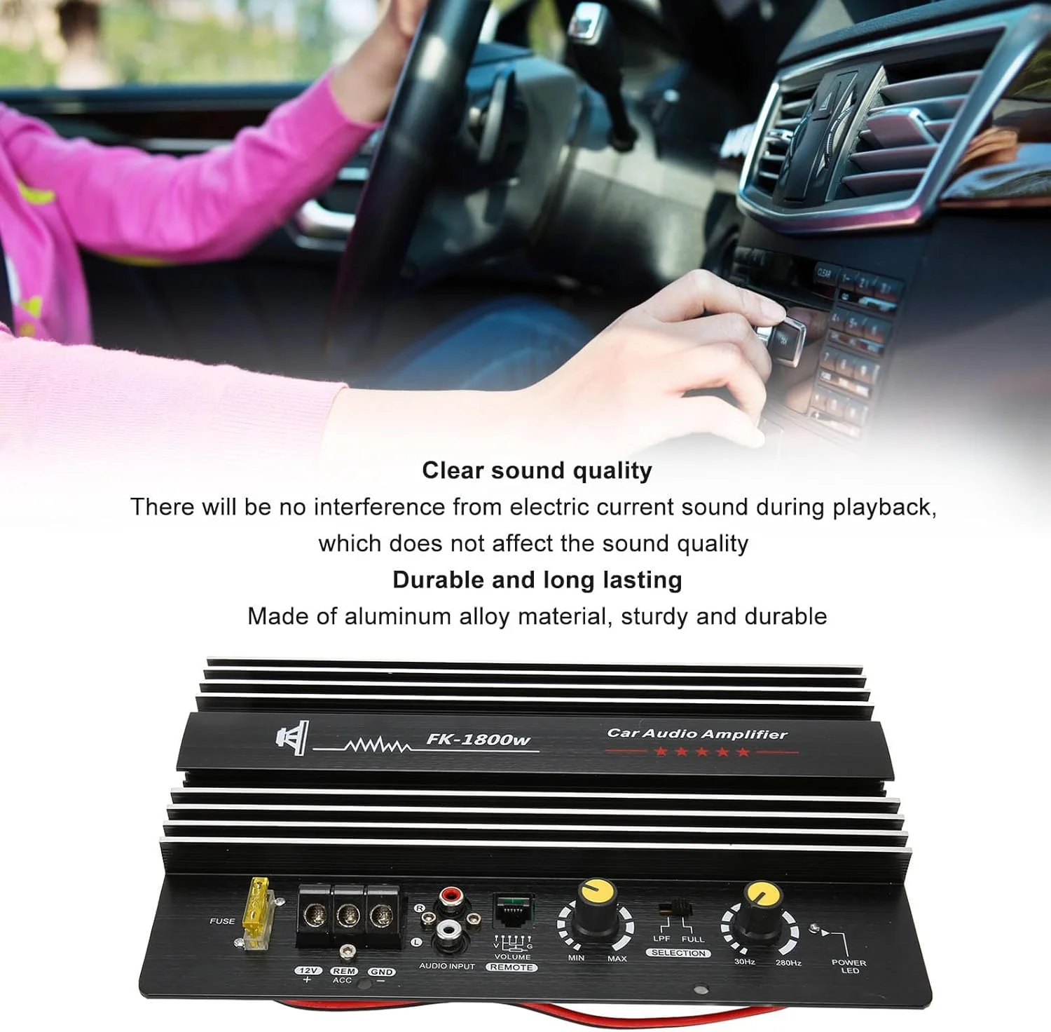 برد آمپلی فایر قدرت سیستم صوتی خودرو Bewinner، آمپلی فایر مونو 1800 وات 12 ولت با توان بالا برای ساب ووفر باس به همراه پنل پخش کننده، آمپلی فایر خودرو برای اصلاح بلندگوی خودرو برد آمپلی فایر قدرت سیستم صوتی خودرو Bewinner، آمپلی فایر مونو 1800 وات 12 ولت با توان بالا برای ساب ووفر باس به همراه پنل پخش کننده، آمپلی فایر خودرو برای اصلاح بلندگوی خودرو