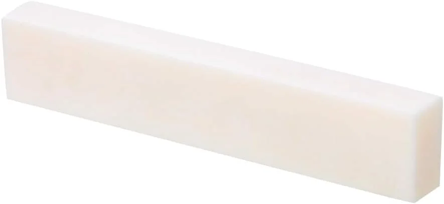 شیطانک سیم گیتار کلاسیک، گیتار الکتریک، استخوان، شیطانک بالایی، شیطانک خام سیم گیتار 52 x 6 x 10 میلی متر برای گیتار و باس 1 عدد (5 عدد)