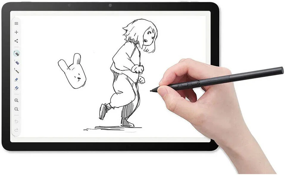 تبلت طراحی موبایل اندروید وکام مووینکپد 11، نمایشگر 11 اینچی 2K IPS، پردازنده Mediatek Helio G99، رم 8 گیگابایتی، حافظه 128 گیگابایتی، قابلیت Quick Draw، به همراه قلم Slim Pro Pen 3 بدون باتری، اندروید 14، خاکستری روشن | DTHA116C تبلت طراحی موبایل اندروید وکام مووینکپد 11، نمایشگر 11 اینچی 2K IPS، پردازنده Mediatek Helio G99، رم 8 گیگابایتی، حافظه 128 گیگابایتی، قابلیت Quick Draw، به همراه قلم Slim Pro Pen 3 بدون باتری، اندروید 14، خاکستری روشن | DTHA116C