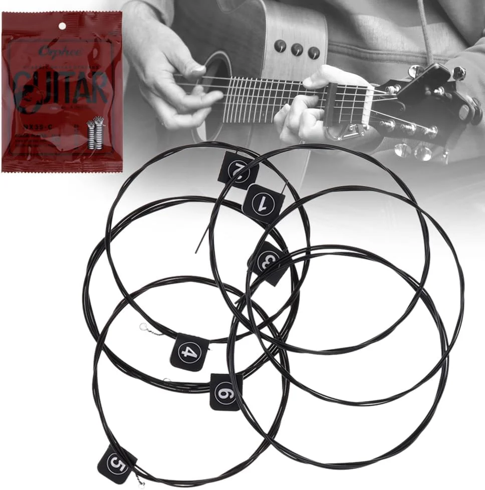 مجموعه 6 عددی سیم نایلونی برای گیتار کلاسیک