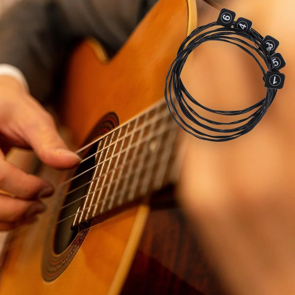 مجموعه 6 عددی سیم نایلونی برای گیتار کلاسیک