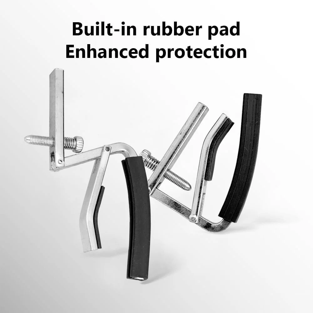 گیره گیتار آیروومی حرفه ای، نوع پشتیبانی پایین، پد لاستیکی داخلی، لوازم جانبی سازهای زهی گیتار متال برای گیتارهای کلاسیک محلی گیره گیتار آیروومی حرفه ای، نوع پشتیبانی پایین، پد لاستیکی داخلی، لوازم جانبی سازهای زهی گیتار متال برای گیتارهای کلاسیک محلی