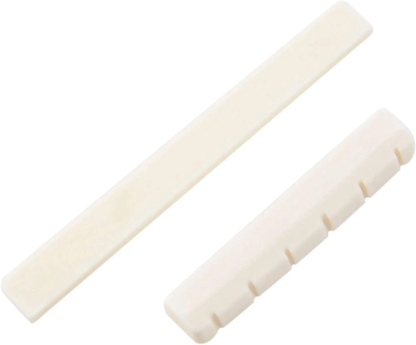 قطعات گیتار سفید رنگ، استخوان بریج سدل و مهره برای گیتار کلاسیک 6 سیم