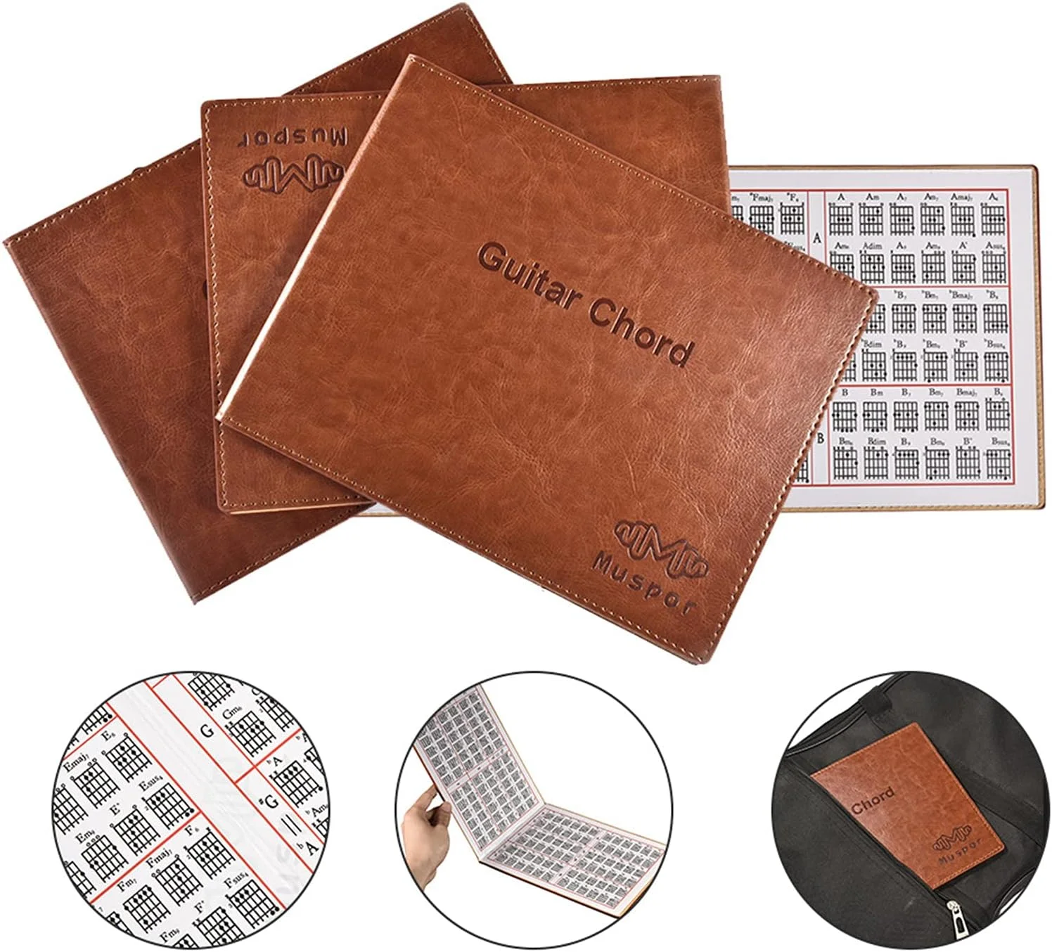 کتاب آکورد گیتار آکوستیک/کلاسیک/الکتریک 6 سیم فائونو کتاب آکورد گیتار آکوستیک/کلاسیک/الکتریک 6 سیم فائونو