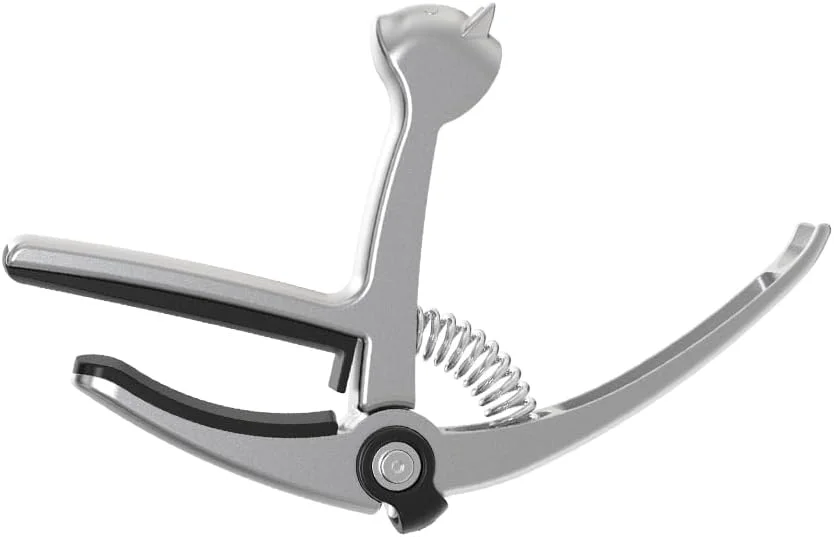 کوپو گیتار 5 در 1 Fawoonnu، کوپو گیتار آکوستیک، سیم چین، نگهدارنده پیک، پین کش، گیره انتقال، کوپو گیتار آلیاژی برای گیتارهای کلاسیک محلی، یوکللی، لوازم جانبی سازهای زهی باس