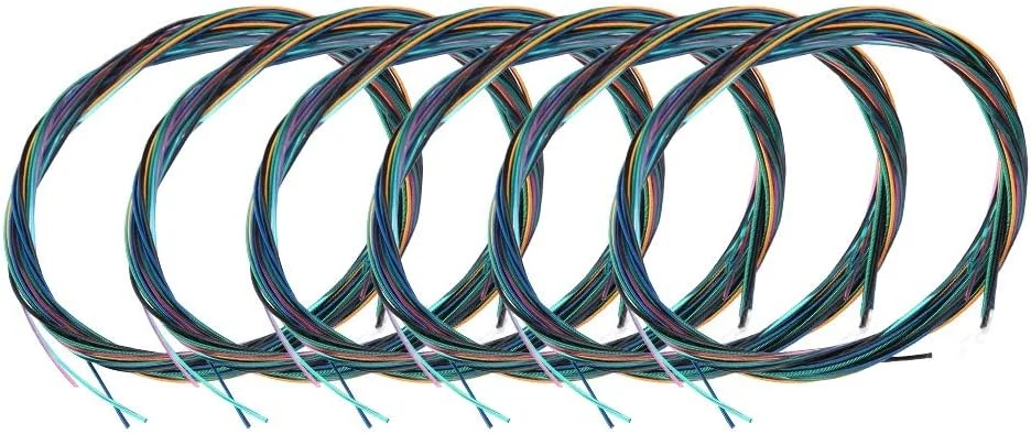 سیم گیتار نایلونی رنگی Cryfokt، سیم گیتار، آلیاژ مس با روکش رنگی برای نوازندگان حرفه ای و اجرای گیتار