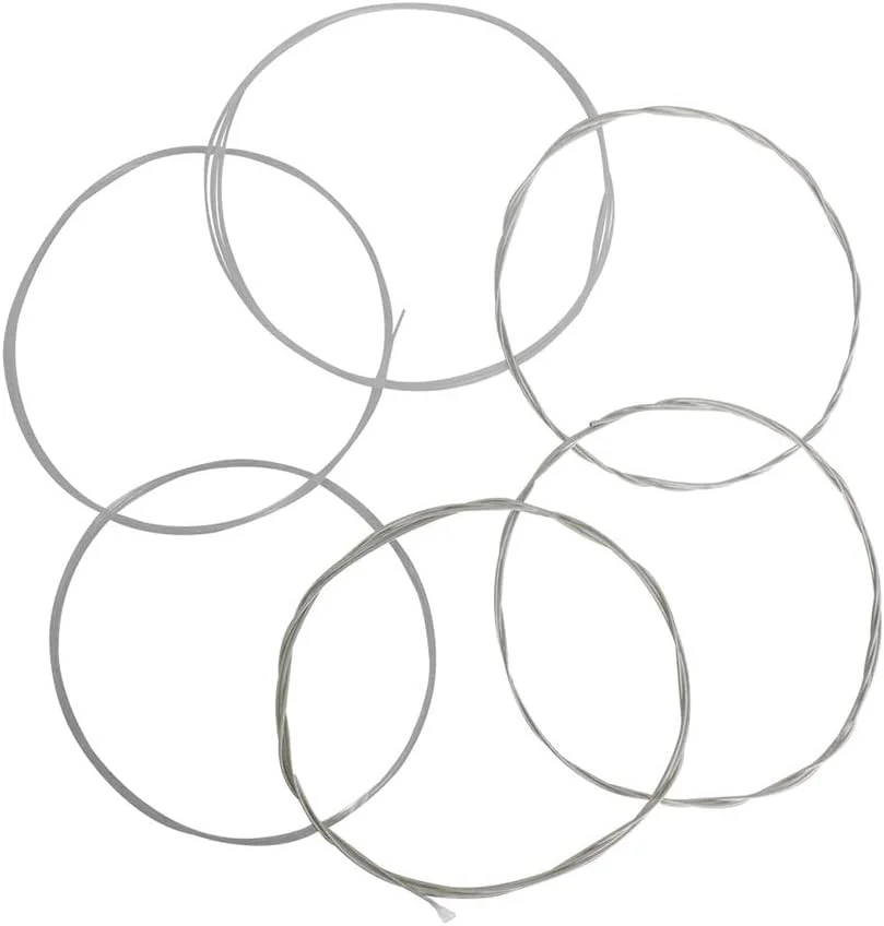 سیم گیتار کلاسیک آکوستیک C670، روکش نقره ای نایلونی با آلیاژ مس، 6 عدد در هر ست (0.028-.043) سیم گیتار کلاسیک آکوستیک C670، روکش نقره ای نایلونی با آلیاژ مس، 6 عدد در هر ست (0.028-.043)