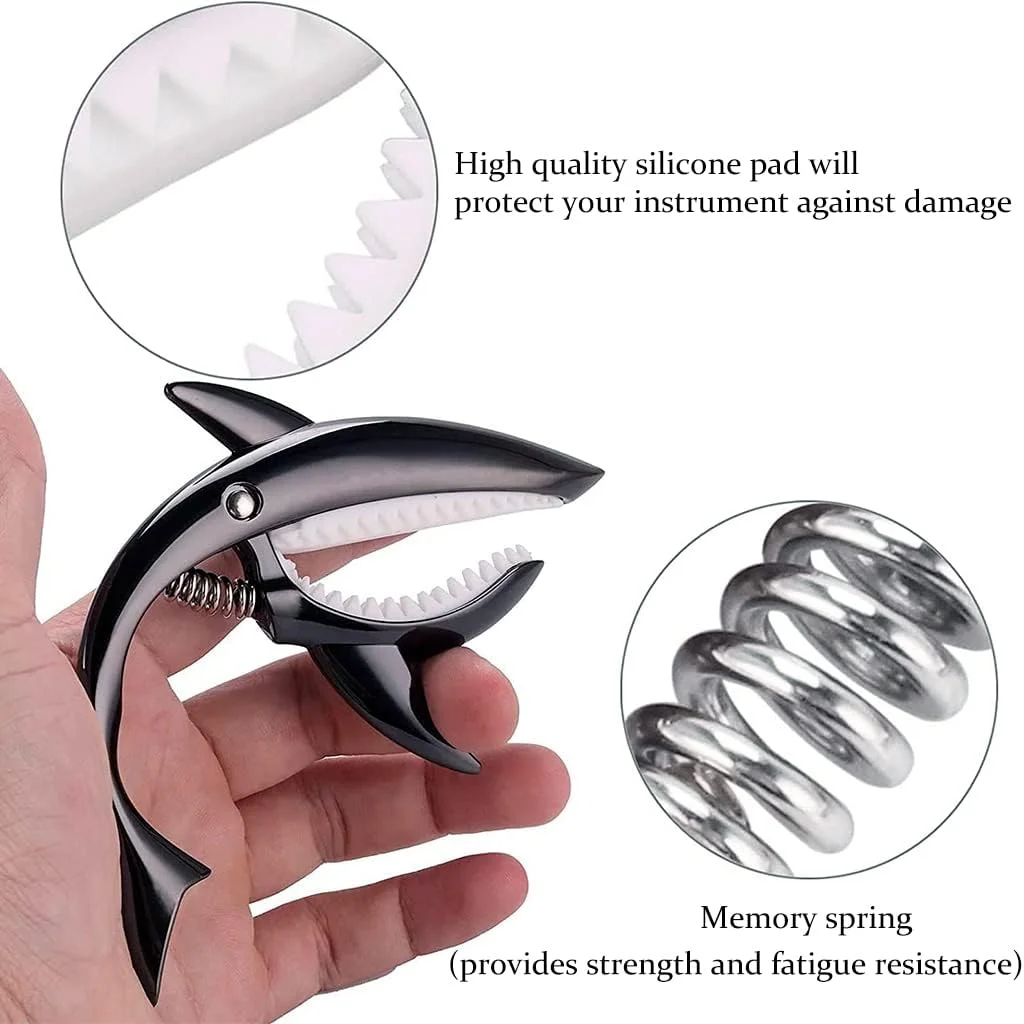 کوپو گیتار ZORBES® برای گیتارهای آکوستیک و الکتریک، کوپو خلاقانه آلیاژ روی برای گیتار، یوکللی، گیتارهای الکتریک و آکوستیک (مشکی) کوپو گیتار ZORBES® برای گیتارهای آکوستیک و الکتریک، کوپو خلاقانه آلیاژ روی برای گیتار، یوکللی، گیتارهای الکتریک و آکوستیک (مشکی)