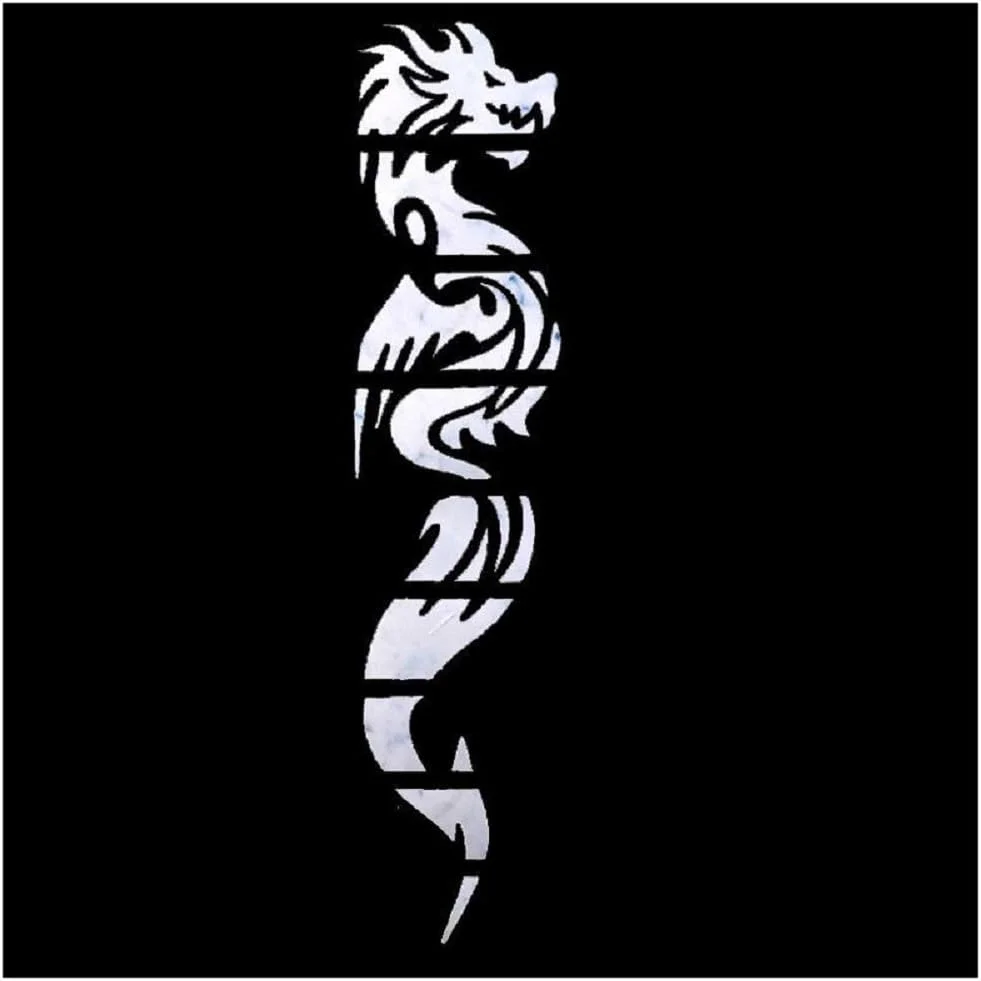 برچسب تزئینی گیتار آکوستیک الکتریکی طرح اژدها، برچسب نشانگر فرت بورد گیتار