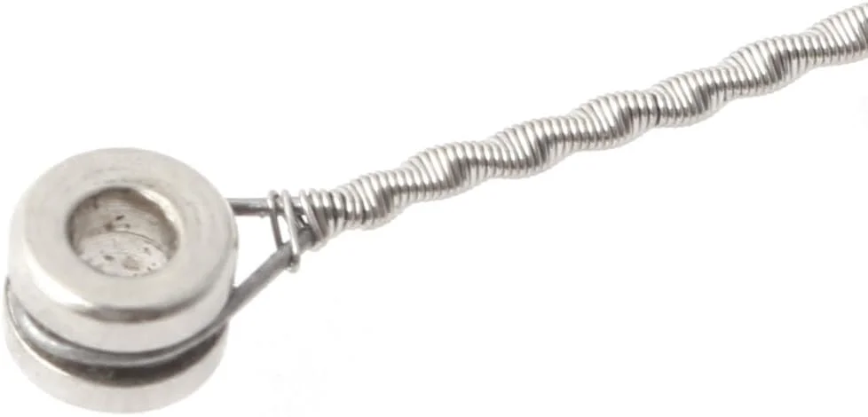 6 عدد سیم گیتار آکوستیک الکتریکی، قطعه یدکی، رنگ نقره ای