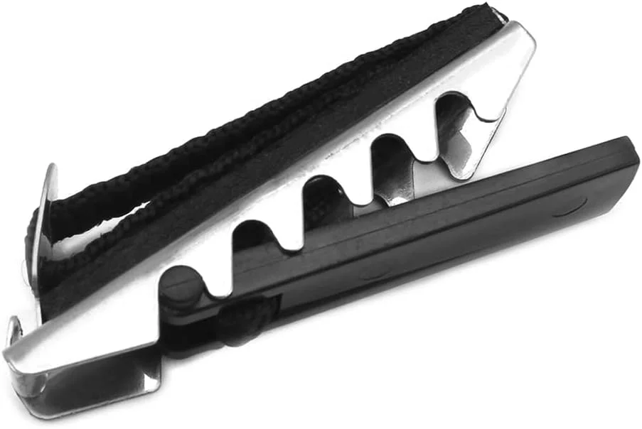 کوپو گیتار، کوپو گیتار کلاسیک آلیاژ آلومینیوم قابل حمل، گیره تخت سگکی دندانه دار برای گیتار آکوستیک الکتریک کلاسیک باس