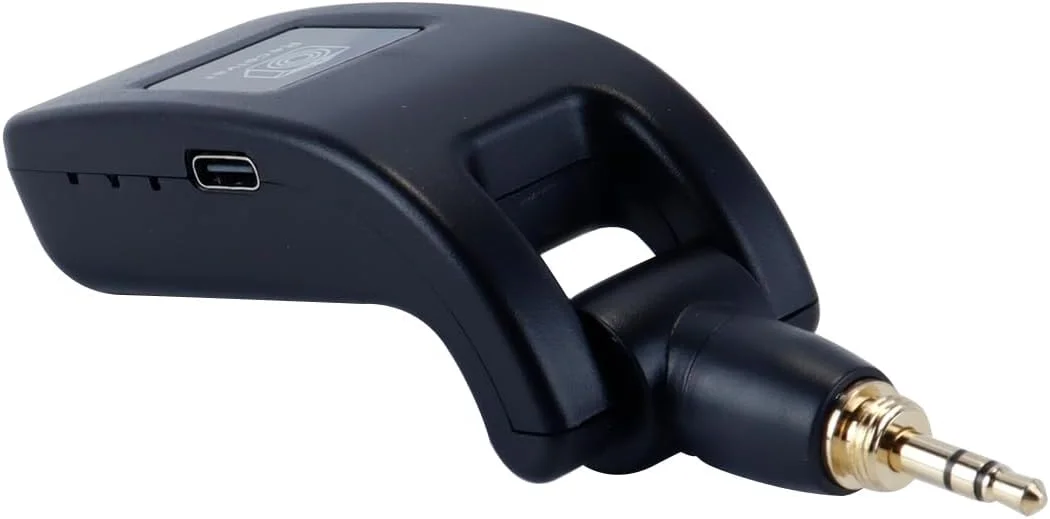 کیت سیستم بی سیم گیتار 2.4G، فرستنده و گیرنده بی سیم، چرخش 220 درجه قابل شارژ، اتصال و پخش برای گیتارهای الکتریک/آکوستیک، باس و ویولن