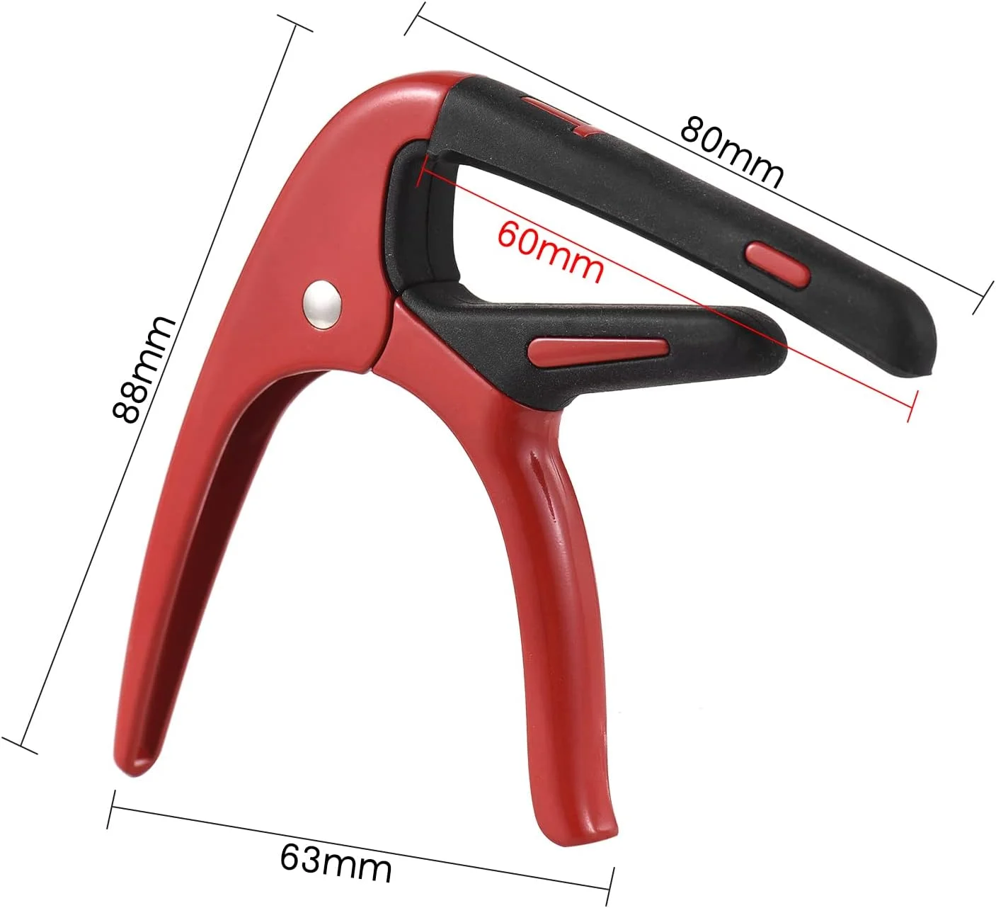 کوکو گیتار آلیاژ روی قابل حمل Pepisky، گیره تغییر کوک حرفه ای گیتار به همراه پیک گیتار برای گیتارهای آکوستیک، الکتریک، یوکللی و ماندولین