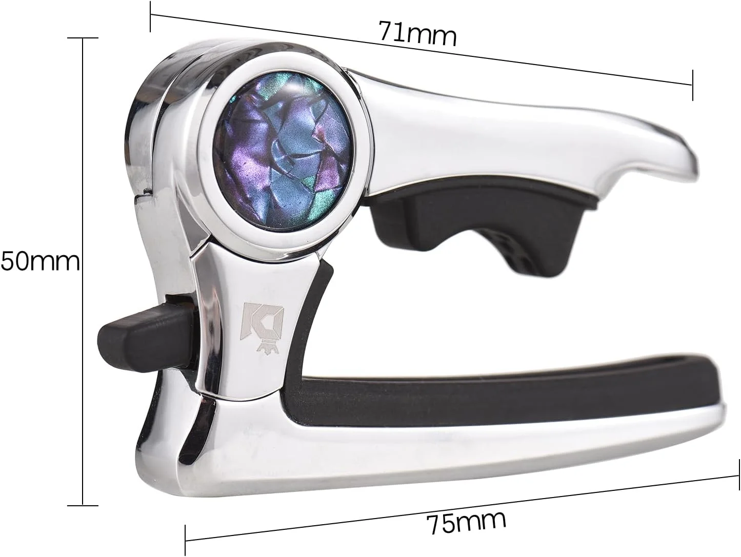 کوپوی گیتار چند منظوره Pepisky iP-1Pro آلیاژ روی با کیف چرمی PU برای گیتارهای آکوستیک و الکتریک و گیتار باس کوپوی گیتار چند منظوره Pepisky iP-1Pro آلیاژ روی با کیف چرمی PU برای گیتارهای آکوستیک و الکتریک و گیتار باس