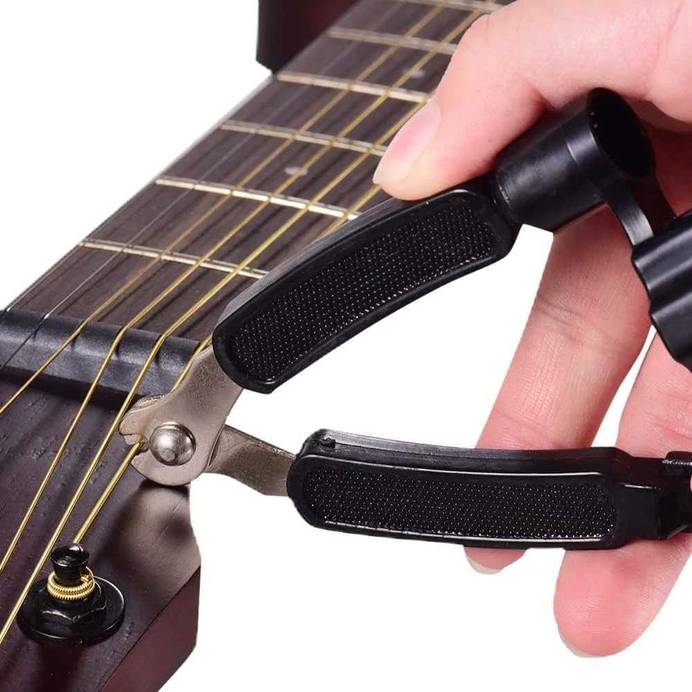 آچار کوک گیتار OUNA، ابزار چند منظوره 3 در 1 برای تعویض سیم گیتار آکوستیک و الکتریک، ماندولین و ابزار نگهداری لوازم جانبی ساز موسیقی آچار کوک گیتار OUNA، ابزار چند منظوره 3 در 1 برای تعویض سیم گیتار آکوستیک و الکتریک، ماندولین و ابزار نگهداری لوازم جانبی ساز موسیقی