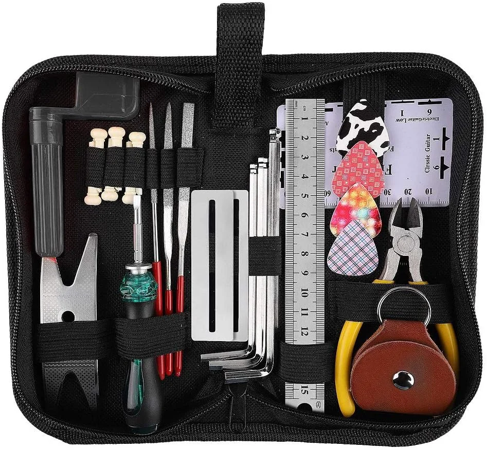 مجموعه ابزار تعمیرات اونا، مجموعه ابزار ریپگ گیتار الکتریک آکوستیک یوکللی، ابزار تمیزکاری و نگهداری