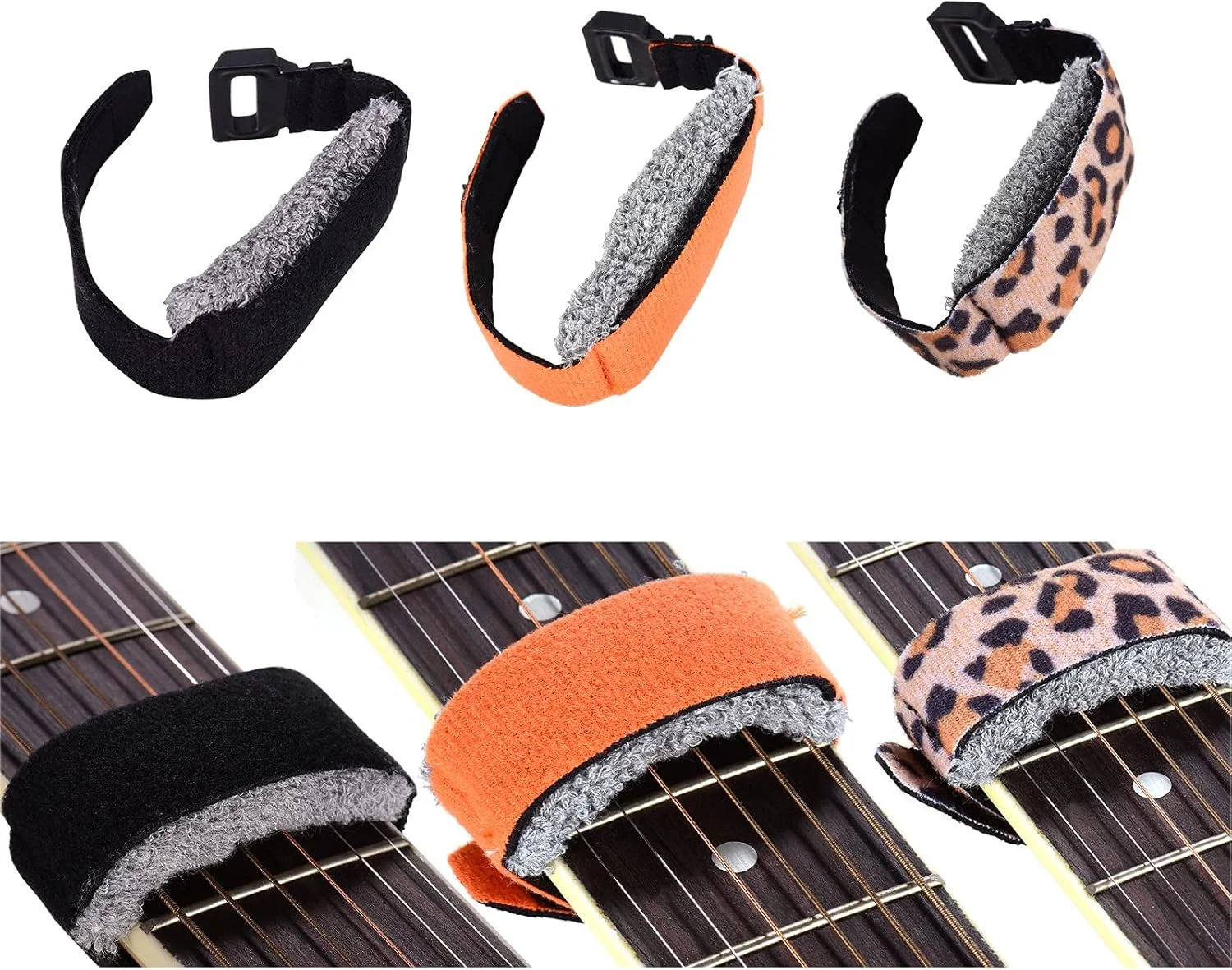 خفه کن سیم گیتار OUNA، خفه کننده فرت گیتار باس، کاهش دهنده نویز، مناسب برای گیتار آکوستیک، الکتریک و کلاسیک 7 سیم خفه کن سیم گیتار OUNA، خفه کننده فرت گیتار باس، کاهش دهنده نویز، مناسب برای گیتار آکوستیک، الکتریک و کلاسیک 7 سیم