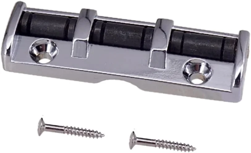 سردسته غلتکی گیتار 6 سیم Joleritc 43 میلی متری به همراه پیچ برای گیتار آکوستیک الکتریک، نصب آسان، جنس آلیاژ روی و آهن